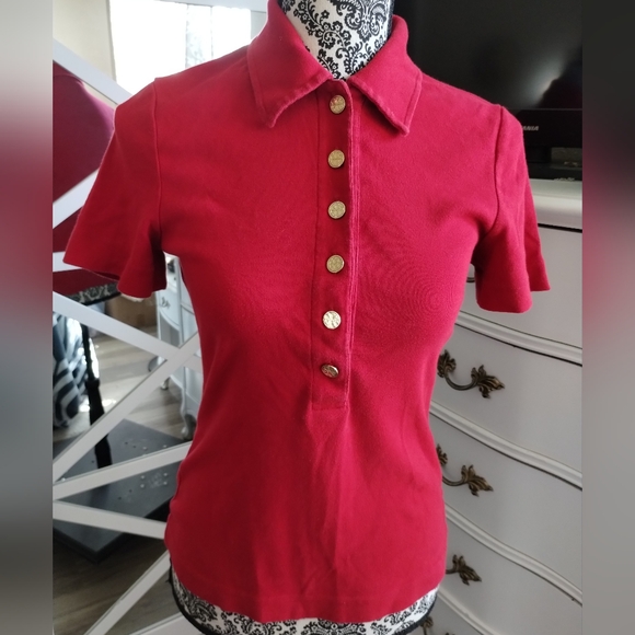 Tory Burch Red Polo - Picture 9 of 16